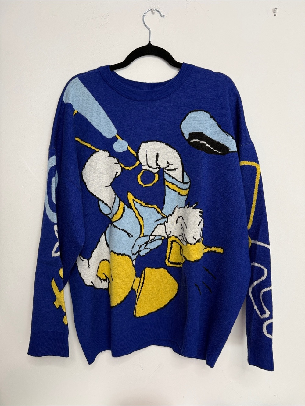 Disney Royal Blue ‘Angry’ Donald Duck Club Crewneck Sweater
